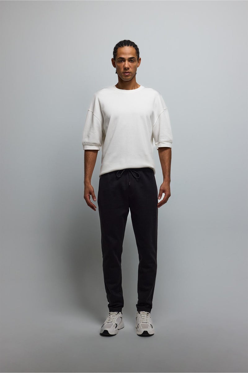 DeFacto Black Man Slim Fit Jogger Sweatpants Casual - Image 1